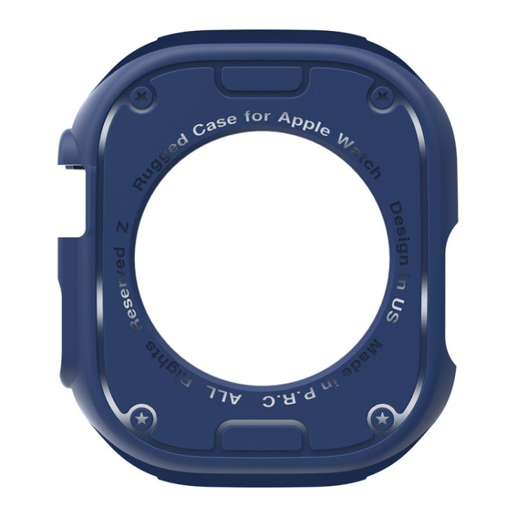 Custodia protettiva in fibra di carbonio TPU a tre prove, For Apple Watch Ultra 3 / 2 / 1 49mm