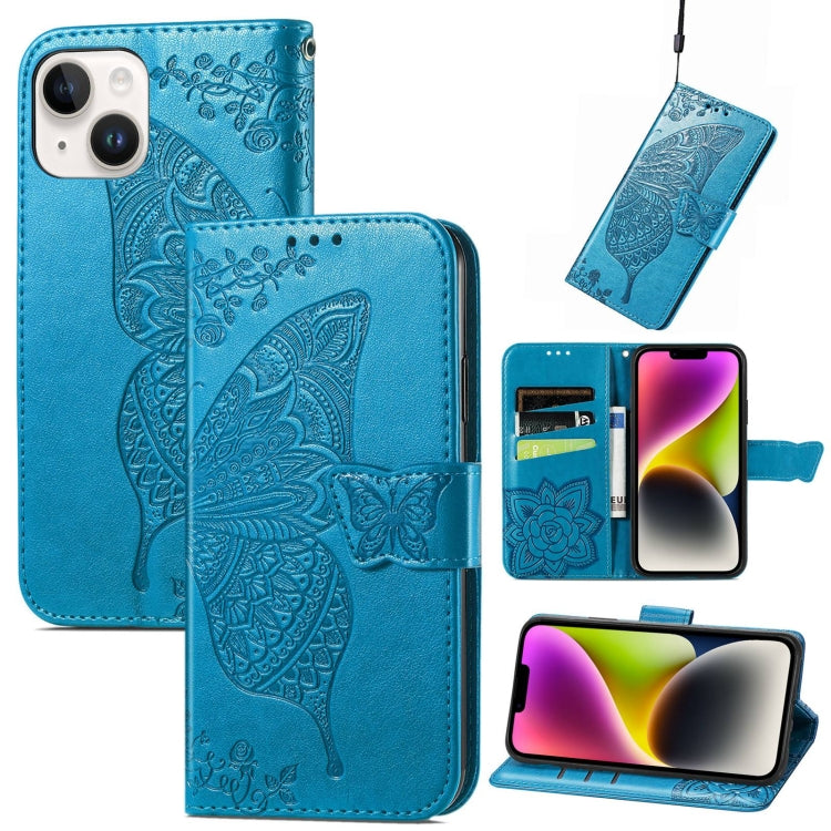 Custodia in pelle goffrata farfalla, For iPhone 14 Pro Max, For iPhone 14 Pro, For iPhone 14