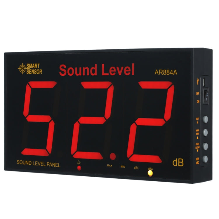 SmartSensor AR884A Fonometro intelligente da parete 9,5" LCD
