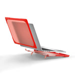 Custodia protettiva per laptop anticaduta bicolore TPU + PC, For MacBook Air 13.6 inch A2681 2022 / M3 2024 A3113 / M4 2025 A3240