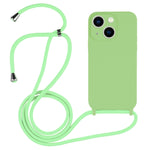 Custodia in silicone liquido con cordino a tracolla, For iPhone 13