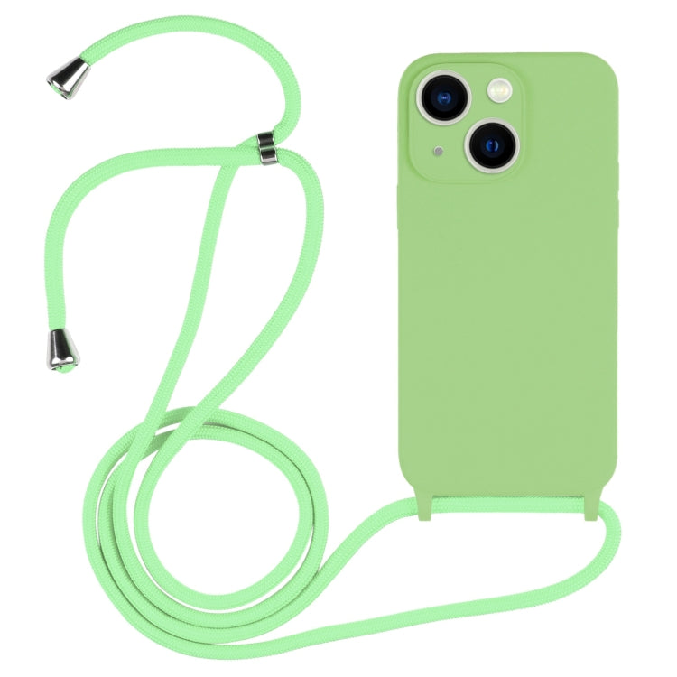 Custodia in silicone liquido con cordino a tracolla, For iPhone 13