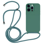Custodia in silicone liquido con cordino a tracolla, For iPhone 12 Pro