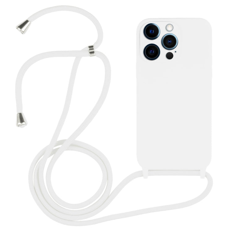 Custodia in silicone liquido con cordino a tracolla, For iPhone 12 Pro