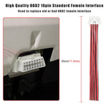 Cavo di prolunga terminale fisso da 30 cm a 16 pin, Female Plug for Honda, Female Plug for Volkswagen, Male Plug, Female Plug, Female Plug for KIA