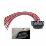 Cavo di prolunga terminale fisso da 30 cm a 16 pin, Female Plug for Honda, Female Plug for Volkswagen, Male Plug, Female Plug, Female Plug for KIA