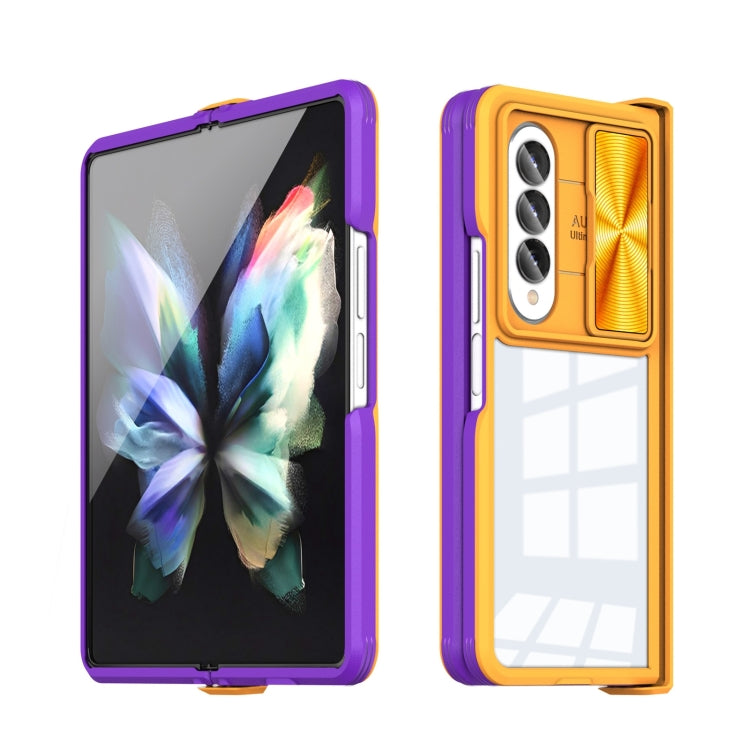360 Custodia per telefono camshield scorrevole a corpo intero, For Samsung Galaxy Z Fold4, For Samsung Galaxy Z Flip4