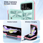 360 Custodia per telefono camshield scorrevole a corpo intero, For Samsung Galaxy Z Fold4, For Samsung Galaxy Z Flip4
