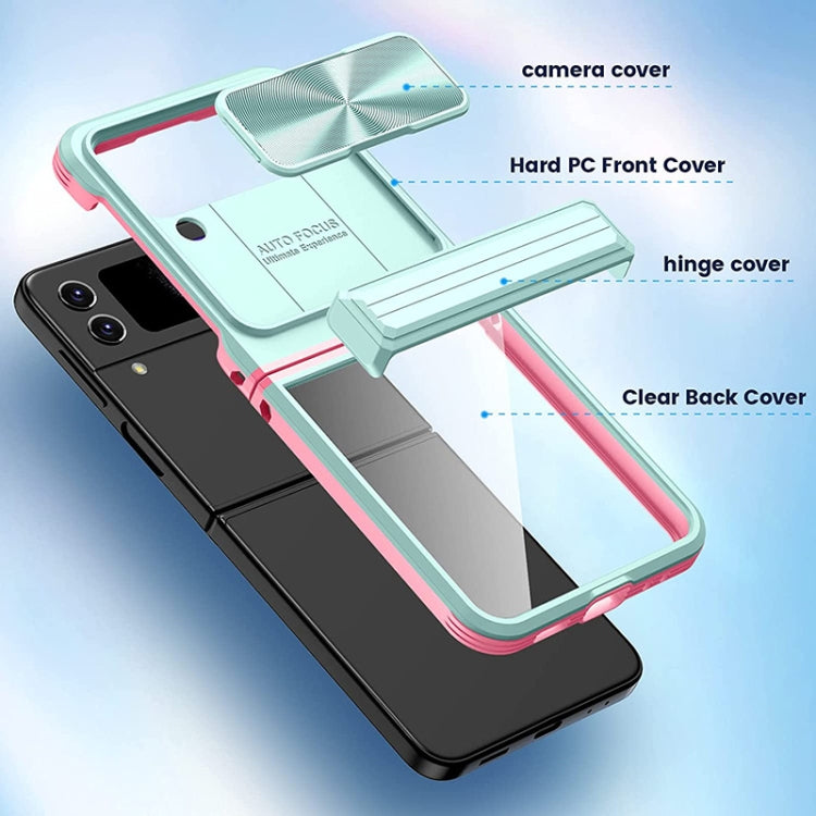 360 Custodia per telefono camshield scorrevole a corpo intero, For Samsung Galaxy Z Fold4, For Samsung Galaxy Z Flip4