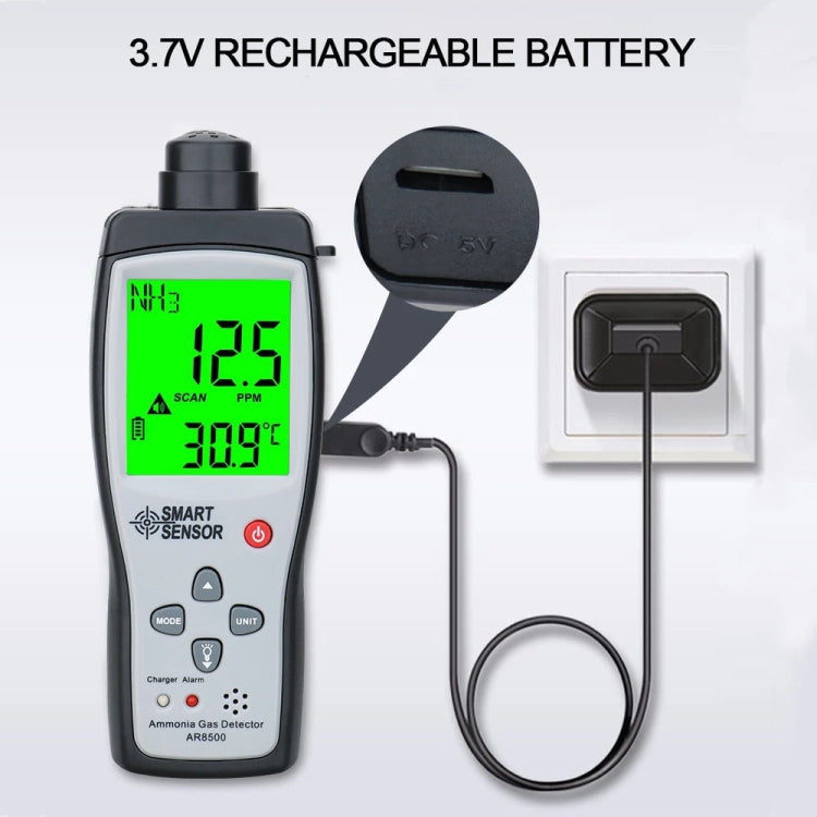 Rilevatore portatile gas ammoniaca NH3 SmartSensor AR8500