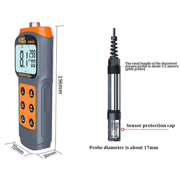 Analizzatore portatile ossigeno disciolto SmartSensor AR8406