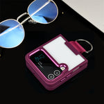 Scudo TPU trasparente + custodia per telefono PC con anello, For Samsung Galaxy Z Flip4