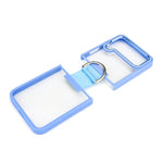 Scudo TPU trasparente + custodia per telefono PC con anello, For Samsung Galaxy Z Flip4