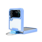 Scudo TPU trasparente + custodia per telefono PC con anello, For Samsung Galaxy Z Flip4