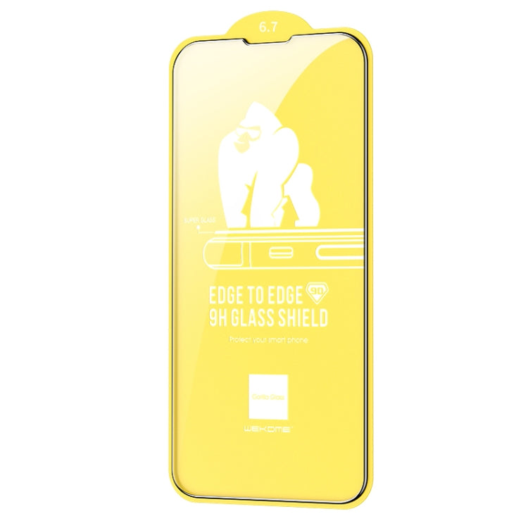 Pellicola in vetro temperato curvo HD da 10 pezzi WEKOME 9D, For iPhone 14 (10pcs), For iPhone 14 Plus (10 PCS), For iPhone 14 Pro (10 PCS), For iPhone 14 Pro Max (10 PCS), (10pcs), For iPhone 13 (10pcs), For iPhone 12 mini (10 PCS)                    ...