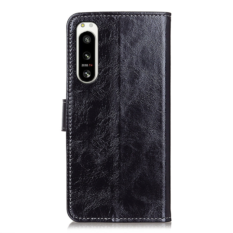 Custodia per telefono in pelle a vibrazione orizzontale con struttura retrò Crazy Horse, For Sony Xperia 5 IV, For Samsung Galaxy A04 4G