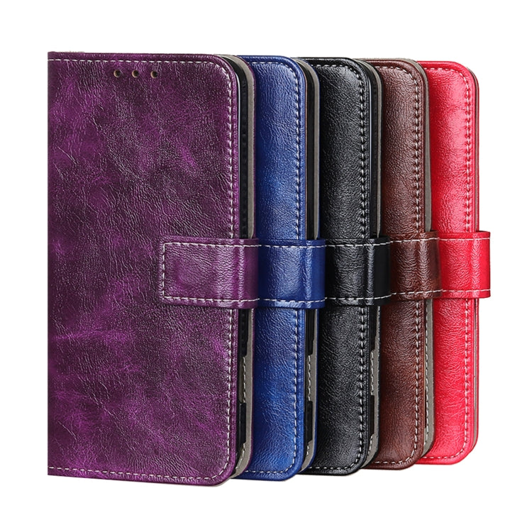 Custodia per telefono in pelle a vibrazione orizzontale con struttura retrò Crazy Horse, For Sony Xperia 5 IV, For Samsung Galaxy A04 4G