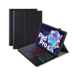 Custodia in pelle per tastiera Bluetooth retroilluminata a tre colori AM18-AS con touchpad, AM18-AS