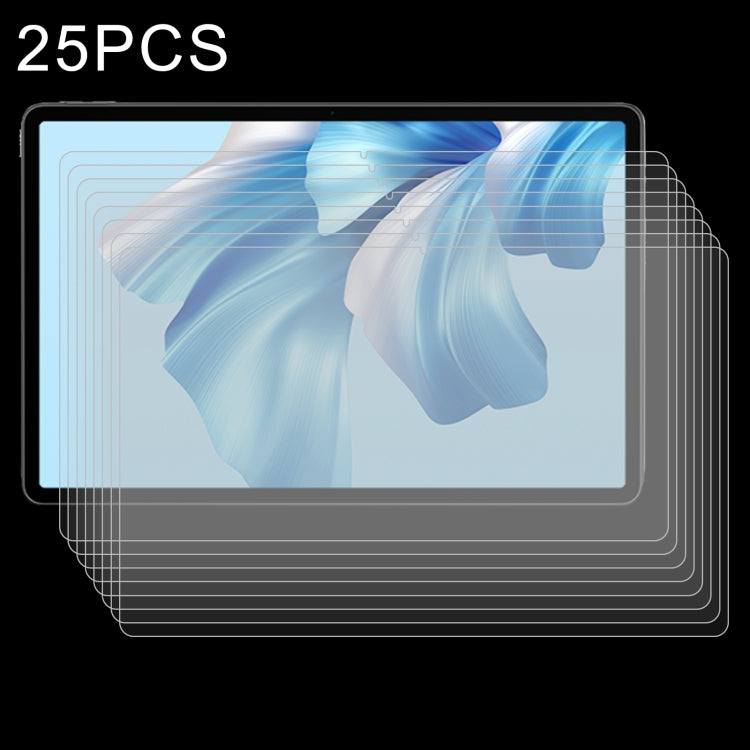 25 pellicole in vetro temperato antideflagrante 9H 0,3 mm, For Huawei MateBook E Go (25 PCS), For Lenovo Pad Pro 2022 11.2 inch / Tab P11 Pro Gen 2 11.2 (25 PCS)