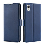 Custodia per telefono in pelle flip orizzontale con fibbia laterale ultrasottile, For Samsung Galaxy A23e/A22e