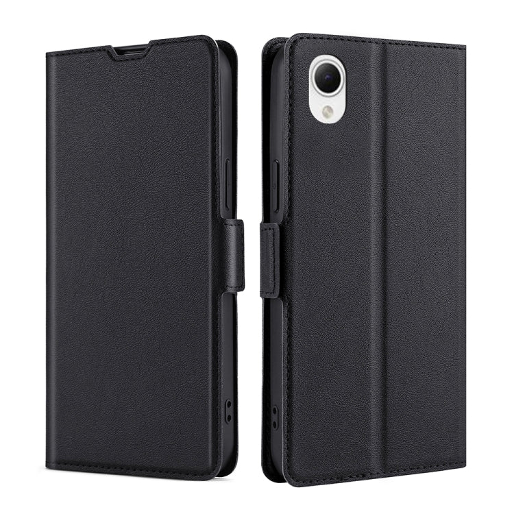 Custodia per telefono in pelle flip orizzontale con fibbia laterale ultrasottile, For Samsung Galaxy A23e/A22e