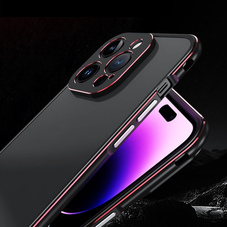 Protezione per obiettivo serie Aurora + custodia per telefono con struttura in metallo, For iPhone 14 Pro, For iPhone 14 Pro Max