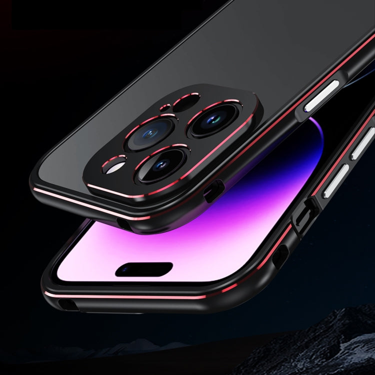 Protezione per obiettivo serie Aurora + custodia per telefono con struttura in metallo, For iPhone 14 Pro, For iPhone 14 Pro Max