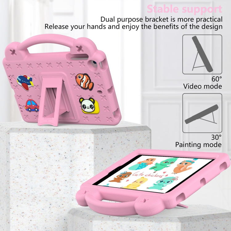 Custodia per tablet antiurto EVA per bambini con cavalletto, For iPad mini 1 / 2 / 3 / 4 / 5, For iPad Air / Air 2 / iPad 5 / 6 / Pro 9.7, For iPad Pro 11 2018 / 2020 / 2021, For iPad Air 2020 / 2022 10.9