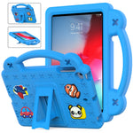 Custodia per tablet antiurto EVA per bambini con cavalletto, For iPad mini 1 / 2 / 3 / 4 / 5, For iPad Air / Air 2 / iPad 5 / 6 / Pro 9.7, For iPad Pro 11 2018 / 2020 / 2021, For iPad Air 2020 / 2022 10.9