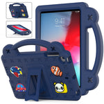 Custodia per tablet antiurto EVA per bambini con cavalletto, For iPad mini 1 / 2 / 3 / 4 / 5, For iPad Air / Air 2 / iPad 5 / 6 / Pro 9.7, For iPad Pro 11 2018 / 2020 / 2021, For iPad Air 2020 / 2022 10.9