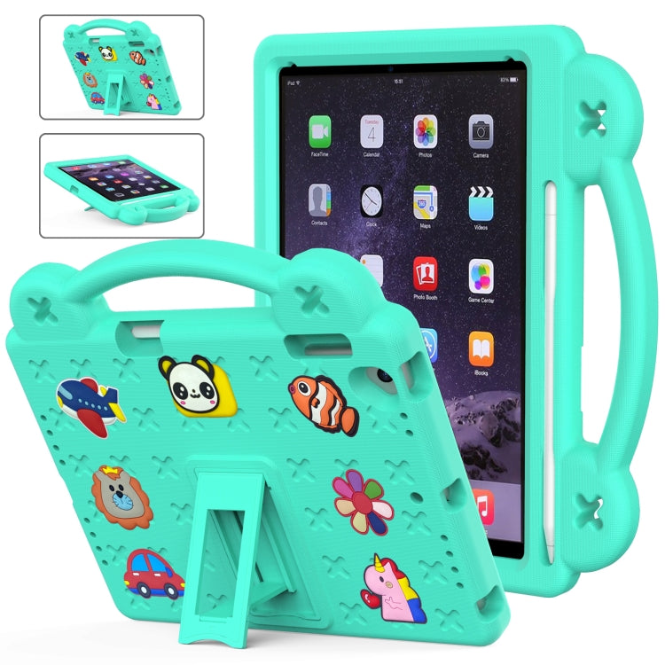 Custodia per tablet antiurto EVA per bambini con cavalletto, For iPad mini 1 / 2 / 3 / 4 / 5, For iPad Air / Air 2 / iPad 5 / 6 / Pro 9.7, For iPad Pro 11 2018 / 2020 / 2021, For iPad Air 2020 / 2022 10.9
