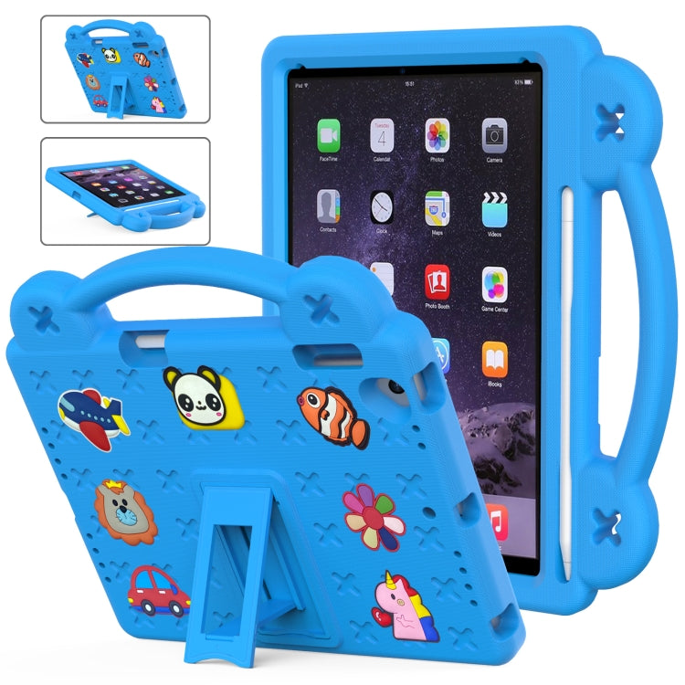 Custodia per tablet antiurto EVA per bambini con cavalletto, For iPad mini 1 / 2 / 3 / 4 / 5, For iPad Air / Air 2 / iPad 5 / 6 / Pro 9.7, For iPad Pro 11 2018 / 2020 / 2021, For iPad Air 2020 / 2022 10.9