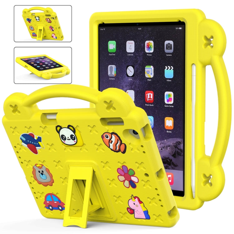 Custodia per tablet antiurto EVA per bambini con cavalletto, For iPad mini 1 / 2 / 3 / 4 / 5, For iPad Air / Air 2 / iPad 5 / 6 / Pro 9.7, For iPad Pro 11 2018 / 2020 / 2021, For iPad Air 2020 / 2022 10.9