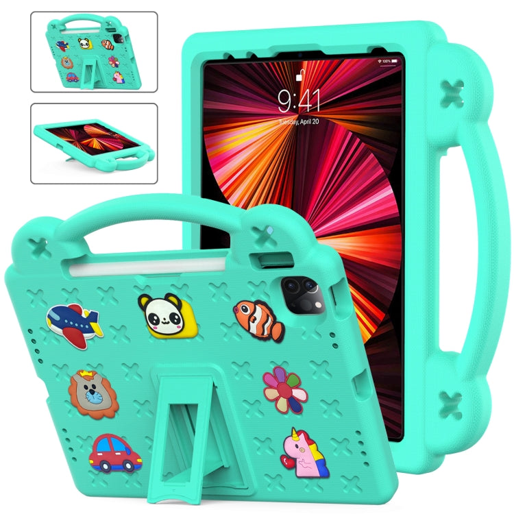 Custodia per tablet antiurto EVA per bambini con cavalletto, For iPad mini 1 / 2 / 3 / 4 / 5, For iPad Air / Air 2 / iPad 5 / 6 / Pro 9.7, For iPad Pro 11 2018 / 2020 / 2021, For iPad Air 2020 / 2022 10.9