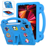 Custodia per tablet antiurto EVA per bambini con cavalletto, For iPad mini 1 / 2 / 3 / 4 / 5, For iPad Air / Air 2 / iPad 5 / 6 / Pro 9.7, For iPad Pro 11 2018 / 2020 / 2021, For iPad Air 2020 / 2022 10.9
