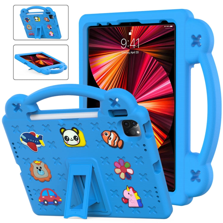 Custodia per tablet antiurto EVA per bambini con cavalletto, For iPad mini 1 / 2 / 3 / 4 / 5, For iPad Air / Air 2 / iPad 5 / 6 / Pro 9.7, For iPad Pro 11 2018 / 2020 / 2021, For iPad Air 2020 / 2022 10.9