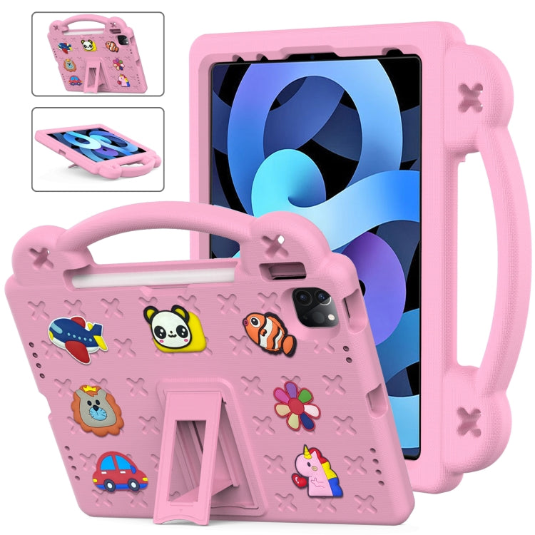 Custodia per tablet antiurto EVA per bambini con cavalletto, For iPad mini 1 / 2 / 3 / 4 / 5, For iPad Air / Air 2 / iPad 5 / 6 / Pro 9.7, For iPad Pro 11 2018 / 2020 / 2021, For iPad Air 2020 / 2022 10.9