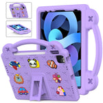 Custodia per tablet antiurto EVA per bambini con cavalletto, For iPad mini 1 / 2 / 3 / 4 / 5, For iPad Air / Air 2 / iPad 5 / 6 / Pro 9.7, For iPad Pro 11 2018 / 2020 / 2021, For iPad Air 2020 / 2022 10.9