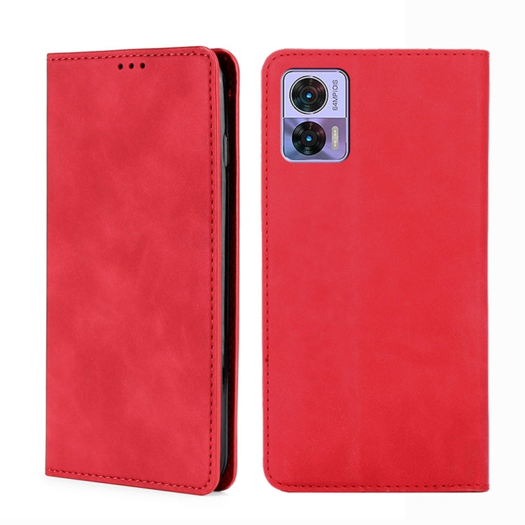 Custodia per telefono in pelle con vibrazione orizzontale magnetica Skin Feel, For Motorola Edge 30 Neo, For Motorola Edge 2022, For Motorola Edge 30 Ultra / Moto X30 Pro, For Sony Xperia 5 IV