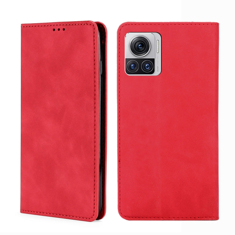 Custodia per telefono in pelle con vibrazione orizzontale magnetica Skin Feel, For Motorola Edge 30 Neo, For Motorola Edge 2022, For Motorola Edge 30 Ultra / Moto X30 Pro, For Sony Xperia 5 IV