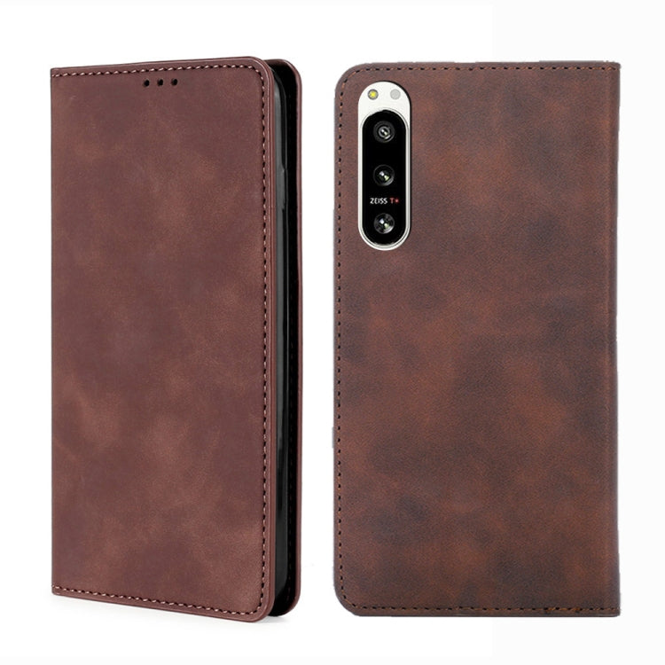 Custodia per telefono in pelle con vibrazione orizzontale magnetica Skin Feel, For Motorola Edge 30 Neo, For Motorola Edge 2022, For Motorola Edge 30 Ultra / Moto X30 Pro, For Sony Xperia 5 IV