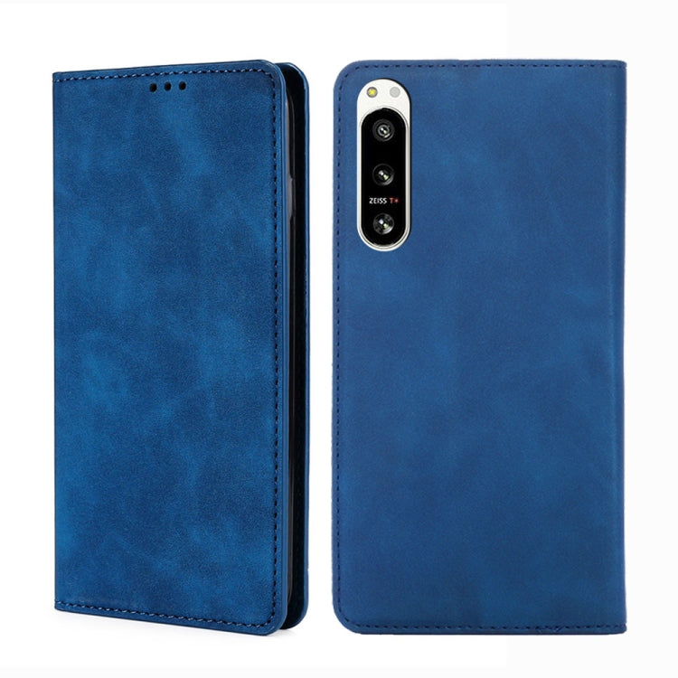 Custodia per telefono in pelle con vibrazione orizzontale magnetica Skin Feel, For Motorola Edge 30 Neo, For Motorola Edge 2022, For Motorola Edge 30 Ultra / Moto X30 Pro, For Sony Xperia 5 IV