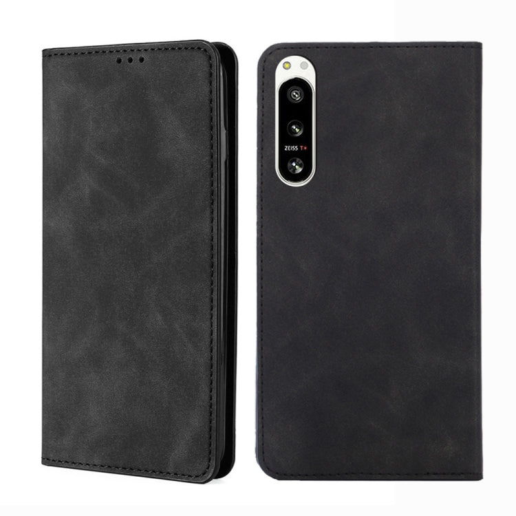 Custodia per telefono in pelle con vibrazione orizzontale magnetica Skin Feel, For Motorola Edge 30 Neo, For Motorola Edge 2022, For Motorola Edge 30 Ultra / Moto X30 Pro, For Sony Xperia 5 IV