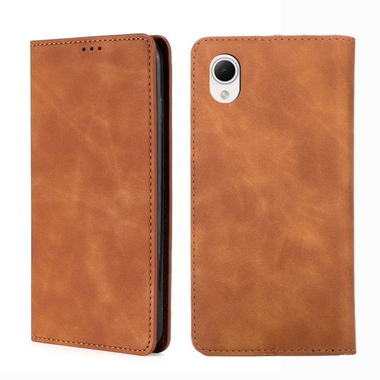 Custodia per telefono in pelle con vibrazione orizzontale magnetica Skin Feel, For Huawei Mate 50, For Huawei Mate 50 Pro, For Samsung Galaxy A23e/A22e