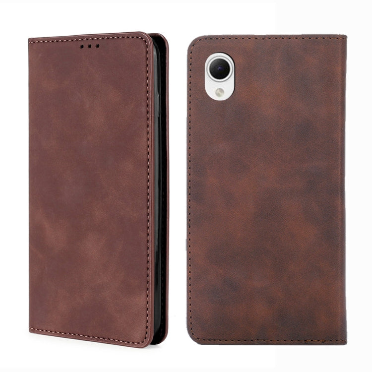 Custodia per telefono in pelle con vibrazione orizzontale magnetica Skin Feel, For Huawei Mate 50, For Huawei Mate 50 Pro, For Samsung Galaxy A23e/A22e