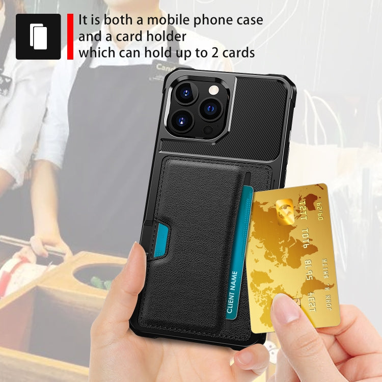 Custodia per telefono con supporto per slot per schede ZM02, For iPhone 14 Pro Max, For iPhone 14 Pro, For iPhone 14, For iPhone 14 Plus