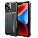 Custodia per telefono con supporto per slot per schede ZM02, For iPhone 14 Pro Max, For iPhone 14 Pro, For iPhone 14, For iPhone 14 Plus