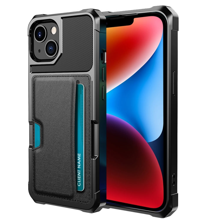 Custodia per telefono con supporto per slot per schede ZM02, For iPhone 14 Pro Max, For iPhone 14 Pro, For iPhone 14, For iPhone 14 Plus