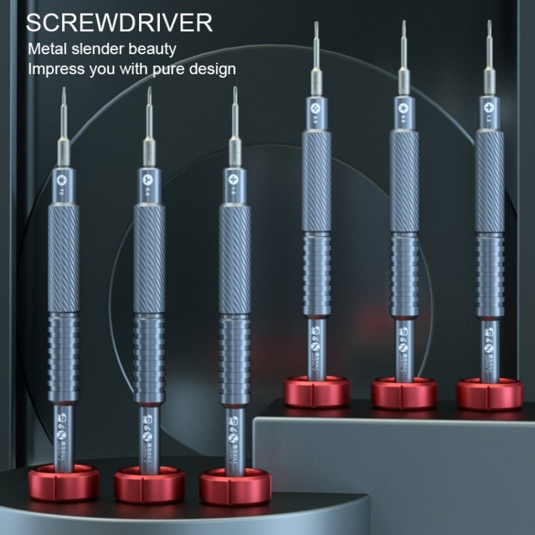 MECCANICO Cacciavite magnetico in lega META Y per la riparazione del telefono, Torx T2, Tri-point 0.6, Pentalobe 0.8, Cross 1.2, Cross 1.5, Cross 2.5