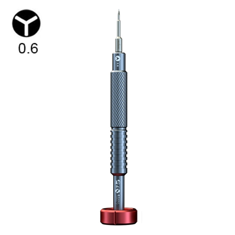 MECHANIC META Y Alloy Magnetic Screwdriver for Phone Repair, Torx T2, Tri-point 0.6, Pentalobe 0.8, Cross 1.2, Cross 1.5, Cross 2.5